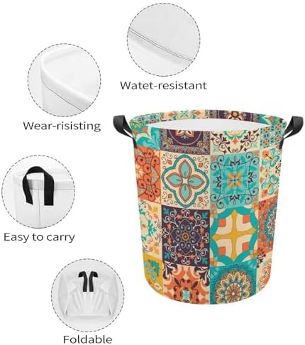 Colorful Collapsible Laundry Hamper