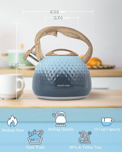 Hauce Radio Loud Whistle Tea Kettle 25QT