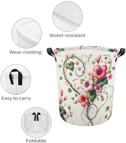 MEIKKO Heart Love laundry hamper