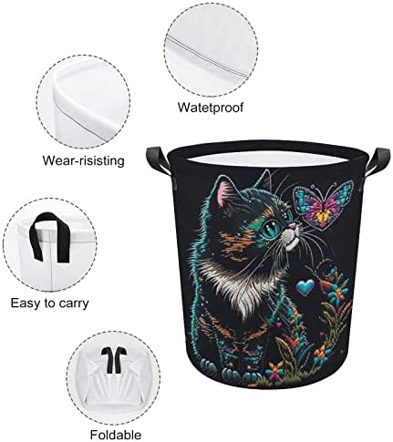Waterproof Collapsible Laundry Basket for Home Kitchen