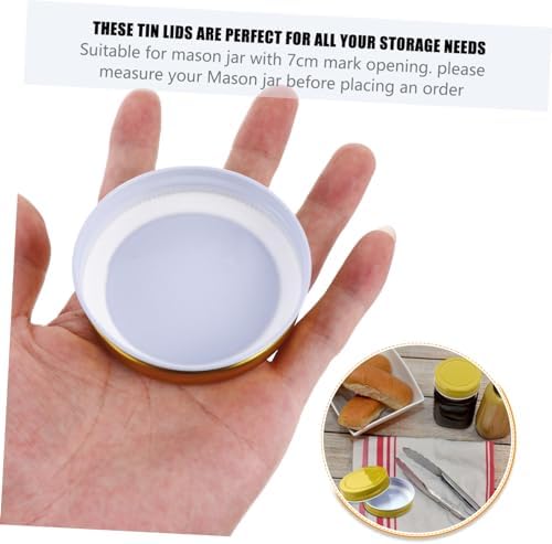 12-Piece Mason Jar Lids Preserve Jars Keep Contents Fresh