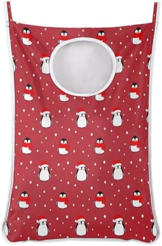 Ioracida Christmas Penguin Hamper - Foldable Portable Durable Laundry Organizer