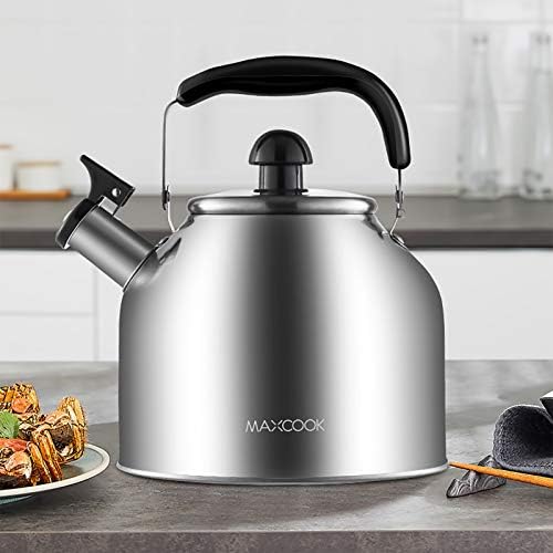 MAXCOOK Stainless Steel Whistling Tea Kettle Boiling Water