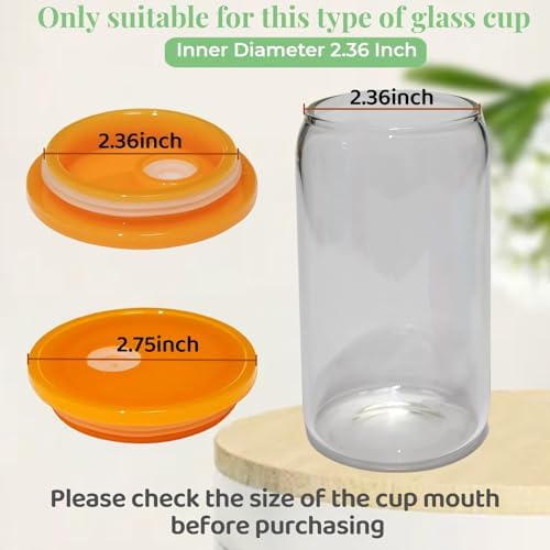 BPA-Free Acrylic Lid for Glass Cup