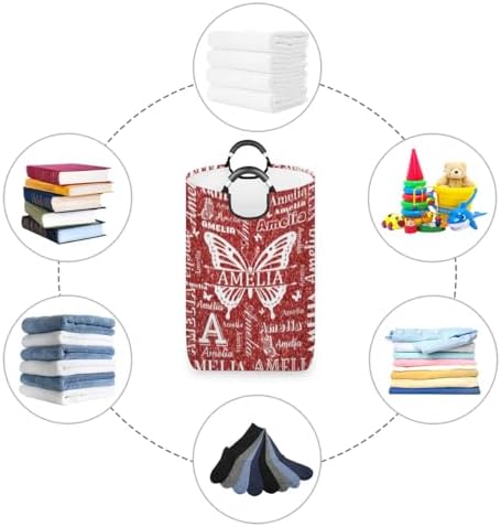 Perfect for College Essentials Storage - Personalized Laundry Basket