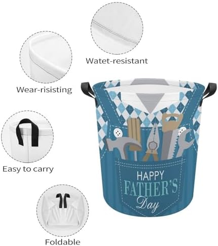Super Fun Useful Collapsible Laundry Basket for Families Kids