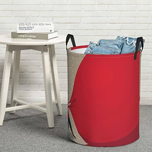 Collapsible Laundry Hamper for Bedroom with Handles