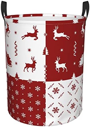 Foldable Christmas Laundry Hamper with Innovative Design