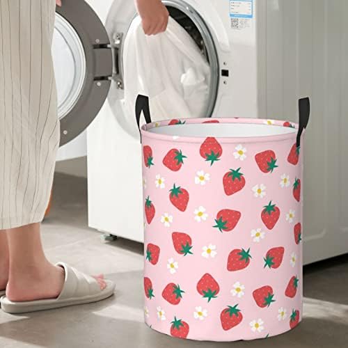Strawberry Collapsible Laundry Hamper