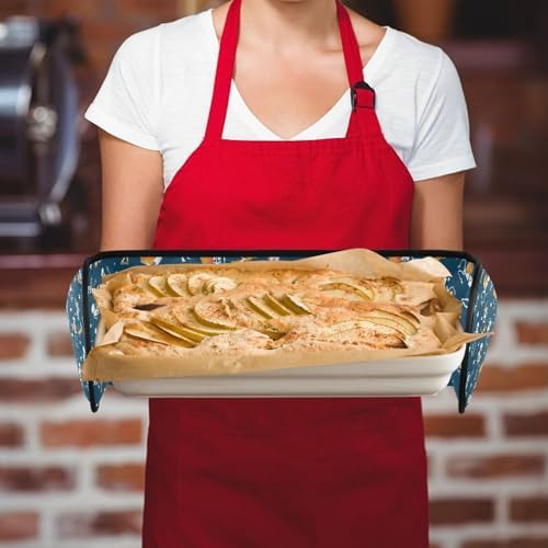 SUSIYO Double Oven Mitt Heat-Resistant Potholder for Kitchen Use