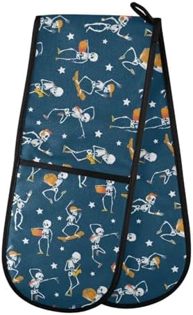 SUSIYO Double Oven Mitt Heat-Resistant Potholder for Kitchen Use