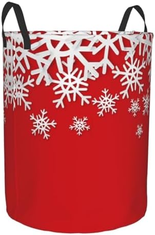 AFHYZY Christmas Laundry Hamper Collapsible Storage Solution with Handles