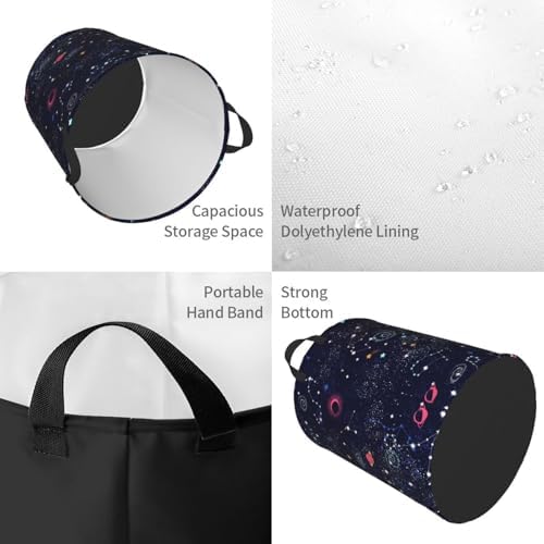 Galaxy Constellation Water Resistant Laundry Basket