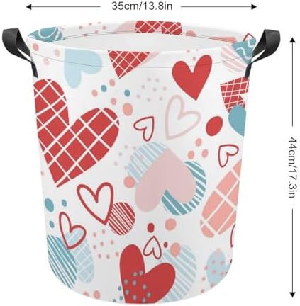 Meiko Hearts Cute Dot Laundry Hamper