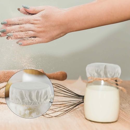 6Pack Sourdough Starter Jar Covers Cloth