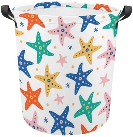 Stylish Starfish Waterproof Laundry Hamper