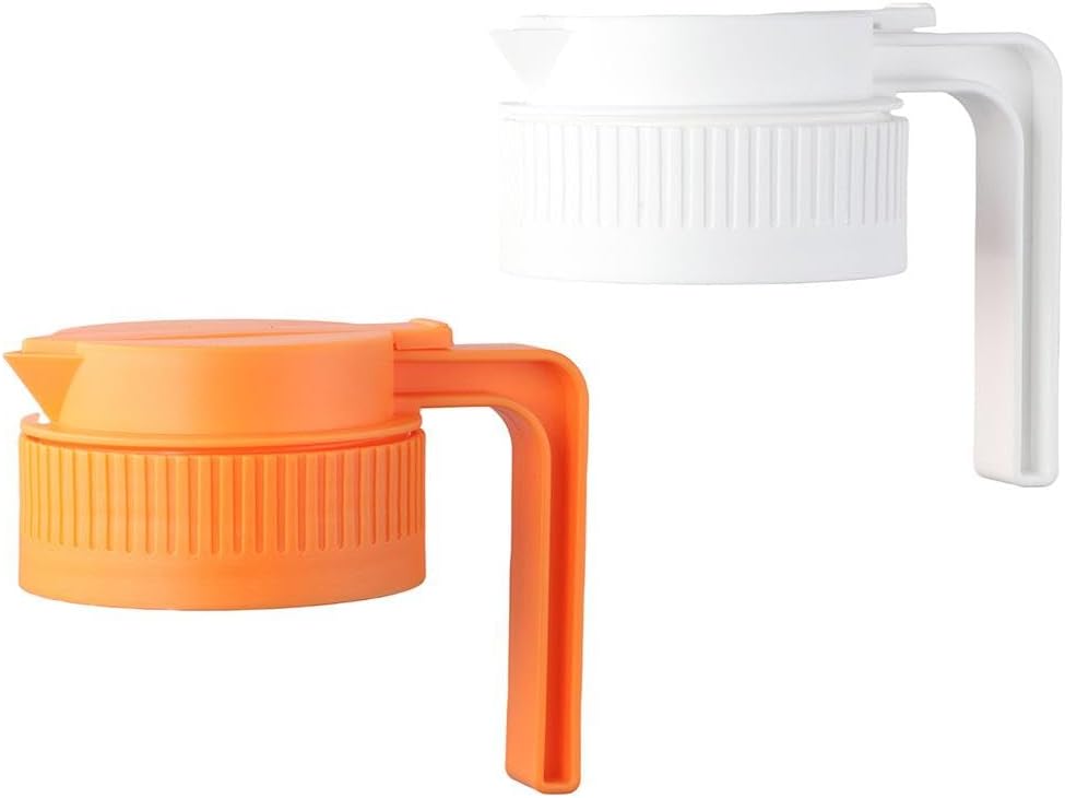 2 Pcs Wide Mouth Mason Jar Lids with Handle