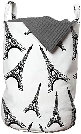 Ambesonne Eiffel Tower Laundry Bag