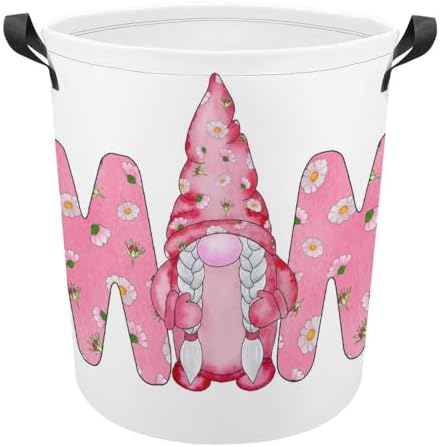 Colorful Watercolor Gnome Laundry Hamper