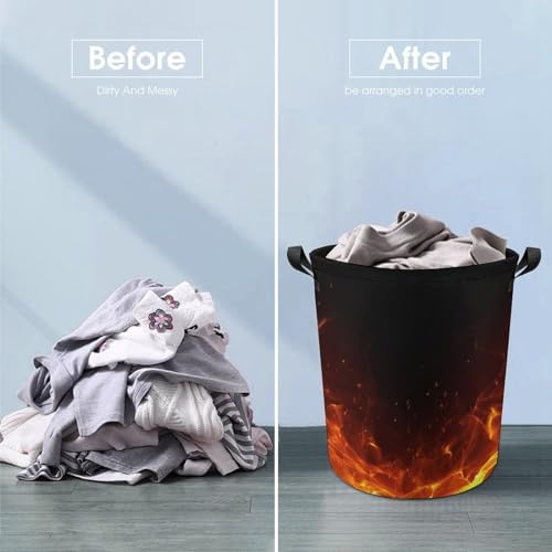 Compact Waterproof Laundry Hamper for Families College Students