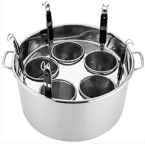 BTURYT Pasta Cooker Set with Insert 3-5 Holes Durable Space-Saving
