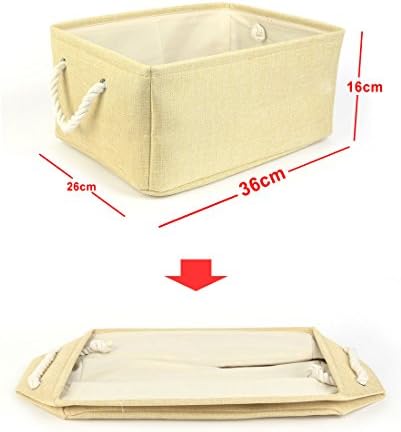Durable et pratique - Qtqgoitem Collapsible Storage Basket Perfect for Laundry Organization
