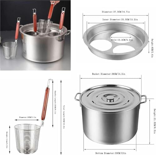 Stainless Steel Pasta and Strain Set