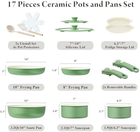 Heavenly Ceramic Cookware Set