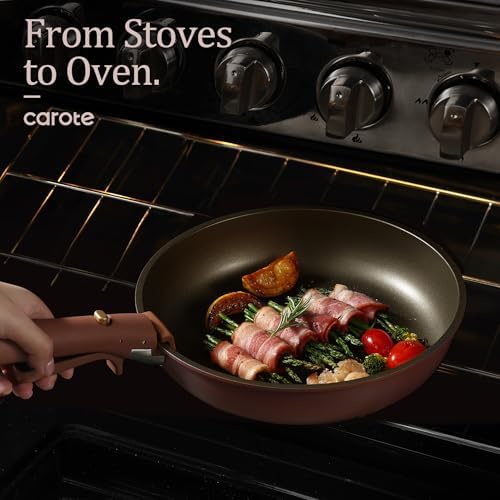 Sturdy Non-Stick Cookware Set for Easy Storage Use