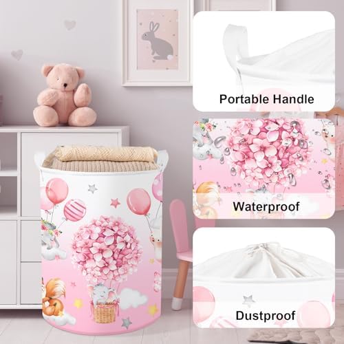 Clastyle 45L Hot Air Balloon Animal Laundry Basket
