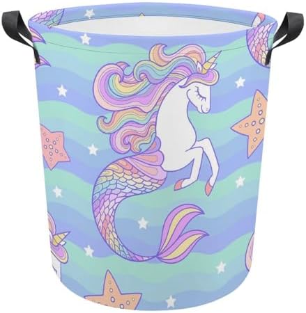 Stylish Portatile Waterproof Collapsible Laundry Hamper for Families College Students