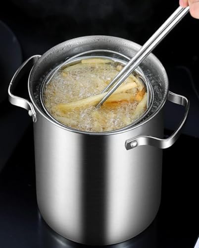 Versatile Asparagus Pasta Steamer 304 Stainless Steel Pot with Lid Strainer Basket