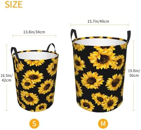 Sunflower Laundry Basket