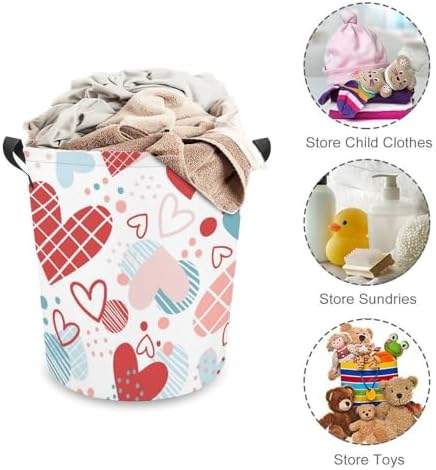 Meiko Hearts Cute Dot Laundry Hamper
