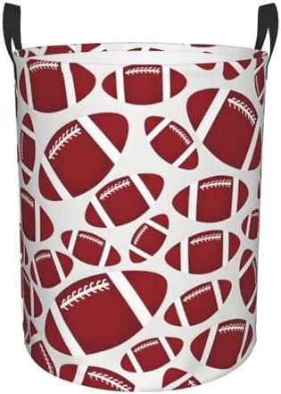 Football-Themed Laundry Hamper for Easy Storage