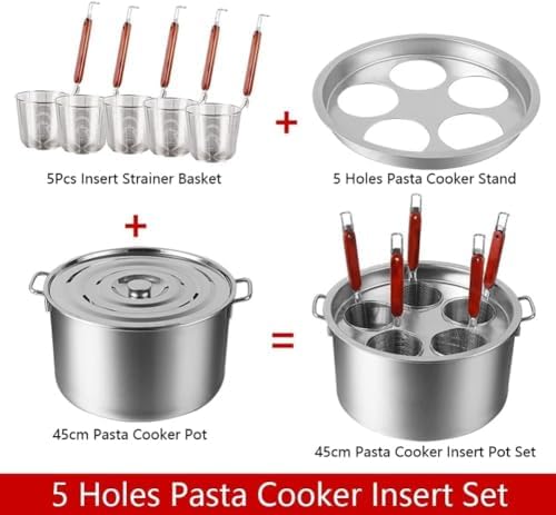 Experience Effortless Pasta Cooking with the AttreX Multipurpose Cooker Insert Set