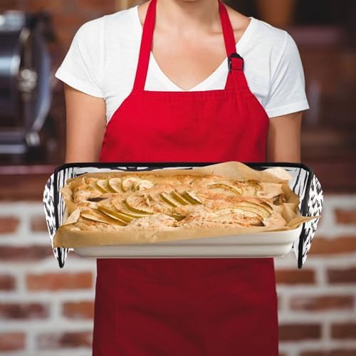 Halloween Long Double Oven Mitts Heat Resistant Comfortable
