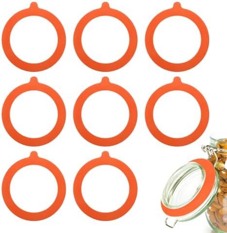 Leak-Proof Silicone Gasket Rings for Glass Jars