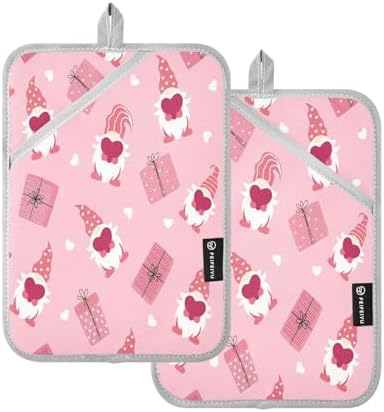 Heat-Resistant Potholders with Design for Kitchen Use