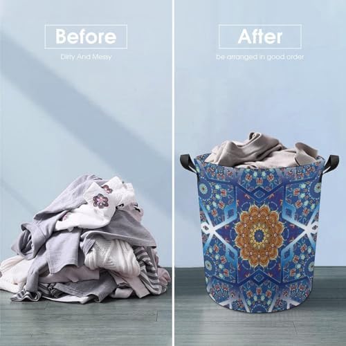 Beautiful Abstract Geometric Boho Laundry Hamper
