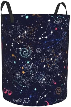 Galaxy Constellation Water Resistant Laundry Basket
