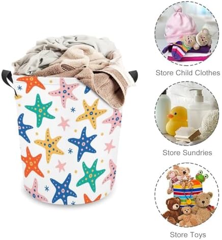 Stylish Starfish Waterproof Laundry Hamper