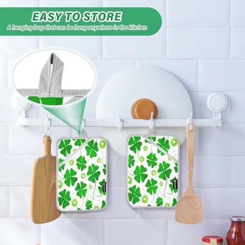 Kcldeci Spring Green 2-Pack Pot Holder Set