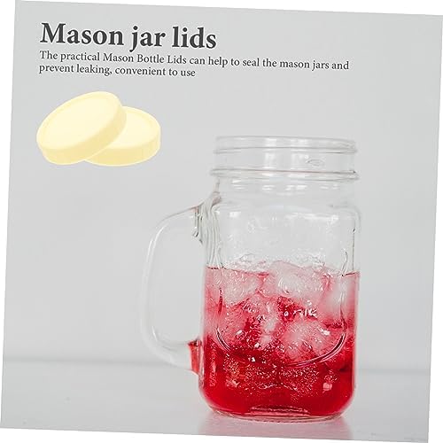 Zerodeko Plastic Mason Jar lids