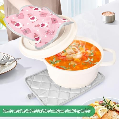 Heat-Resistant Potholders with Design for Kitchen Use