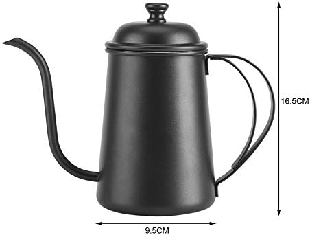 Stainless Steel Gooseneck Kettle 650ml for Coffee More