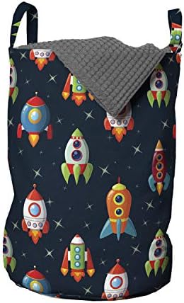 Spaceship Laundry Bag Packed with Stars