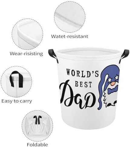 Worlds Best Dad Laundry Hamper The Perfect Gift for Dads