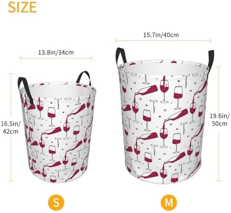Collapsible Laundry Basket with Handles Easy to Use Storage for Bedrooms
