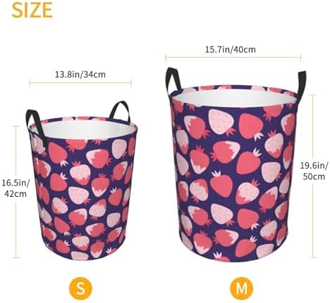 Sturdy Collapsible Laundry Hamper with Handles for Easy Storage